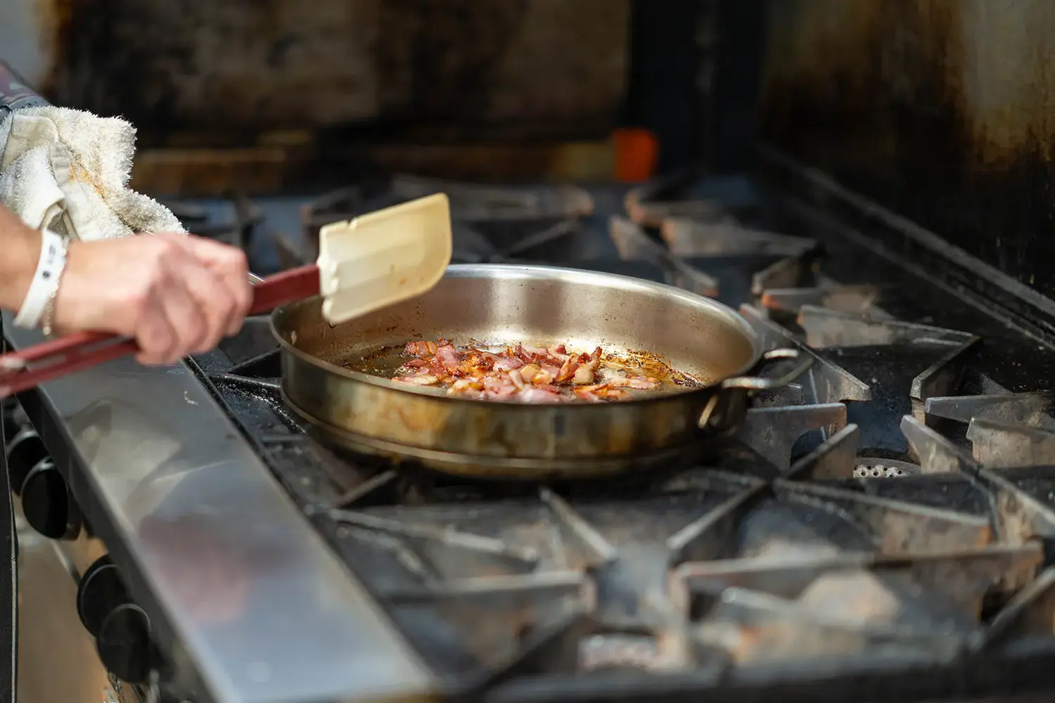 An image of a commercial stove top