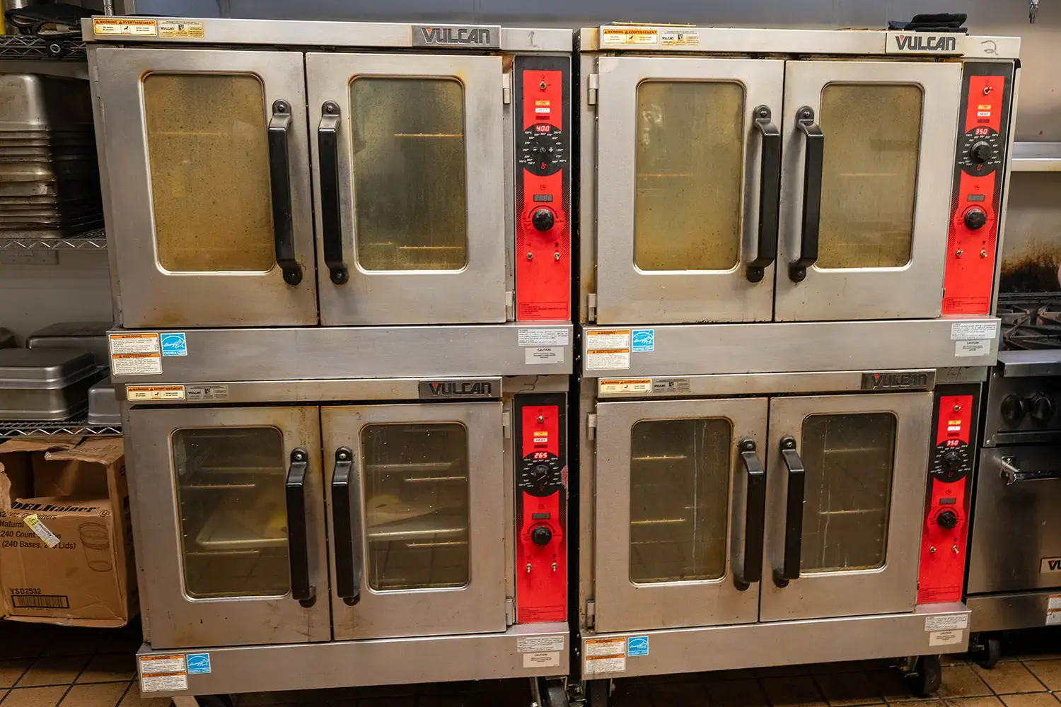 An image of commercial ovens